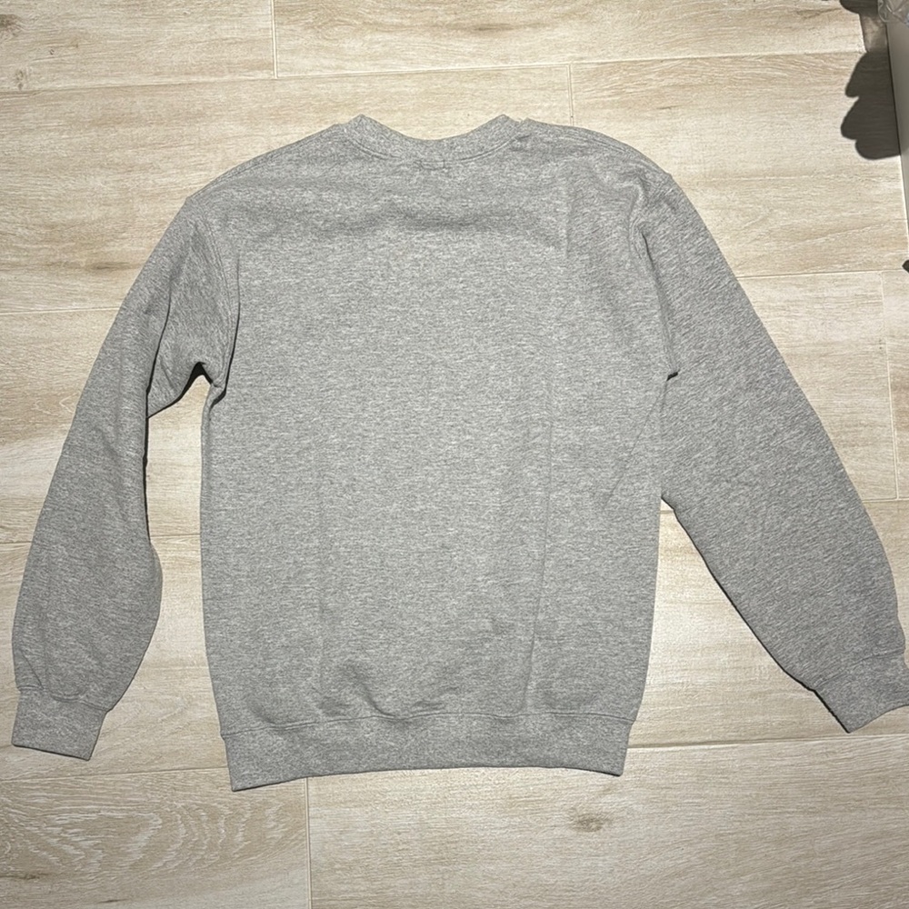 Grey Sweater with Festive Print - Picture 2 of 4
